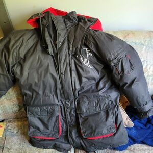 Rare vintage excellent condition insulated NFL Atlanta Falcons full men's L coat